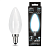 Лампа светодиодная филаментная Filament 5Вт свеча 4100К нейтр. бел. 450лм milky GAUSS 103201205