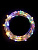 Гирлянда светодиодная "Разноцветные нити" 1.5м 30LED мультиколор в виде капель элементы питания 3хAA (не в компл.) КОСМОС KOCNL-EL114_multy