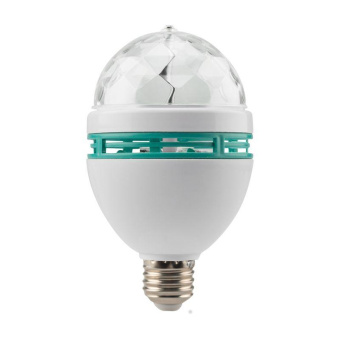 Лампа светодиодная "Диско" 6Вт 3LED RGB E27 230В IP20 с подставкой Neon-Night 601-251