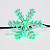 Гирлянда светодиодная "Снежинки" 4.4м 30LED мультиколор 3Вт IP20 с контроллером Neon-Night 303-065