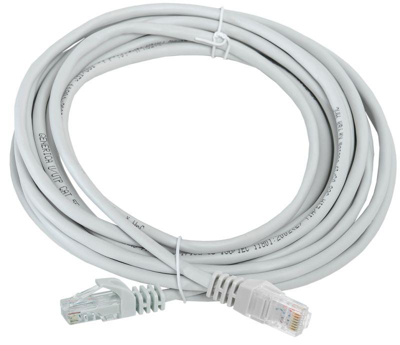 Патч-корд UTP кат.5e 5м GENERICA сер. ITK PC01-C5EU-5M-G