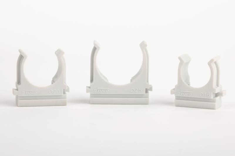 Держатель для монтажного пистолета (клипса) d20мм пластик. Ruvinil К01220