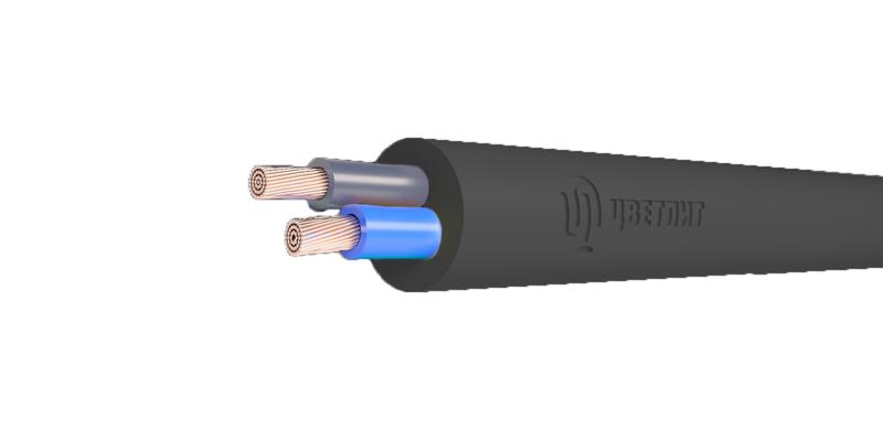 Кабель КГ-ХЛ 2х4 (N) 220/380В-3 (м) Цветлит 00-00142682