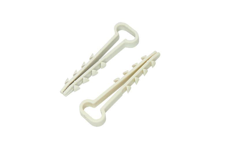 Дюбель-хомут 5-10 для плоского кабеля прямоуг. бел. (уп.100 шт) PROCONNECT 07-4611