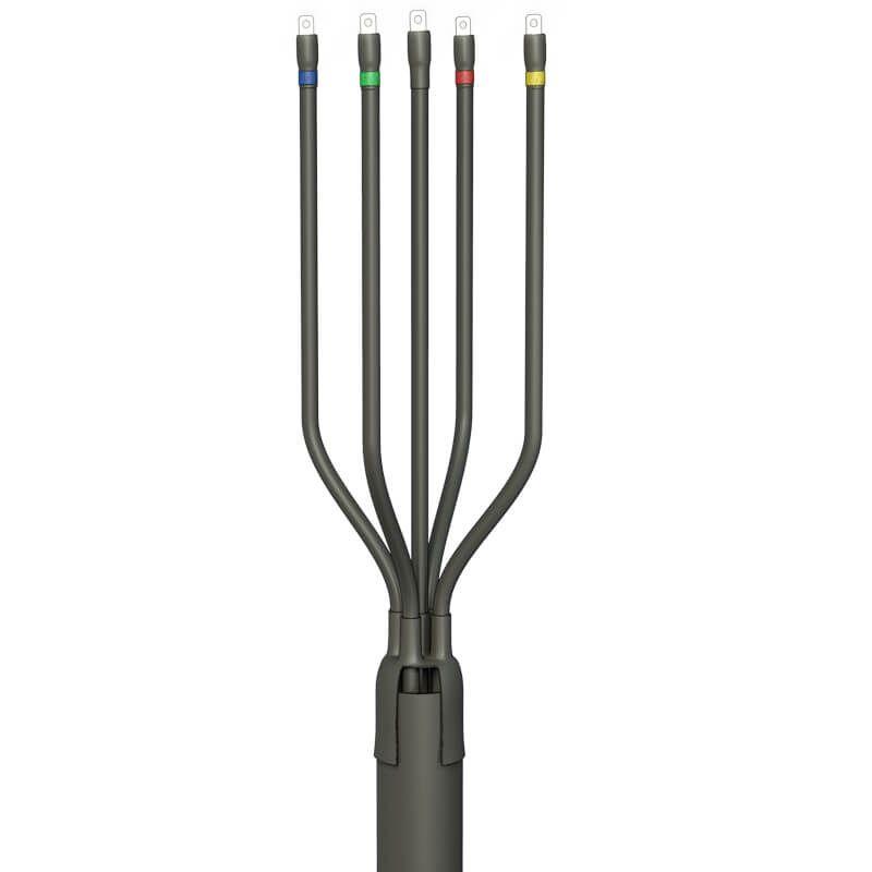 Муфта кабельная концевая универсальная 1кВ 5 ПКВ(Н)Тп-1 (25-50) с наконечниками (пластик без брони) ЗЭТАРУС zeta20927