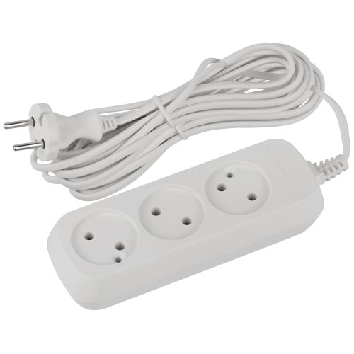 Удлинитель 3х5м без заземл. ШВВП 2х0.75 UDL-6-350 Greenline Эра Б0065070