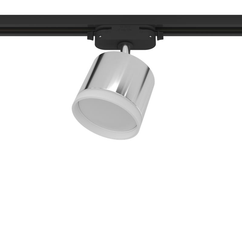 Светильник трековый ARTLINE поворотный 85х85х70мм GX53 230В алюм./пластик. 4кв.м хром. Ritter 59863 7