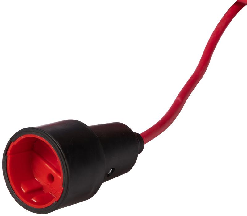 Удлинитель-шнур на рамке 1х50м без заземл.16А IP20 3.5кВт ПВС 2х1.5 РС16 КОСМОС YPKsm50m-1g(16A)