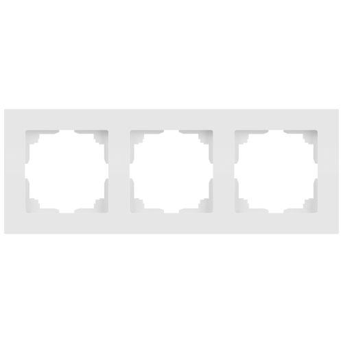 Рамка 3-м СП Accent 6-503-01М бел. матов. Intro Б0063744