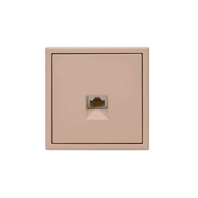 Розетка компьютерная ArtGallery RJ45 кат.5E механизм песочн. SE GAL001283