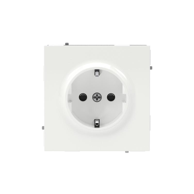 Розетка силовая KANT 2P+E защ. шторки бел. магнолия DKC 7000003