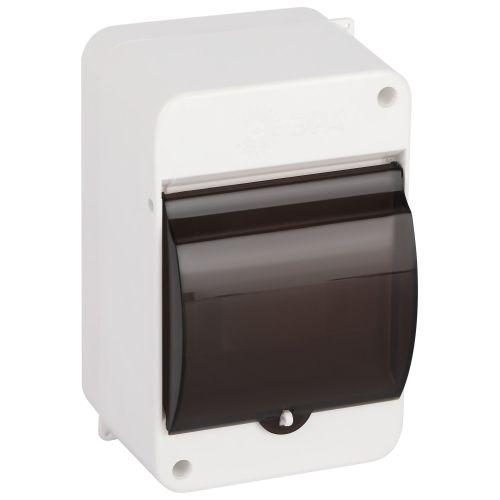 Корпус навесной SIMPLE КМПн 1/4 IP30 пластик.; прозр. крышка; бел. Эра Б0069239
