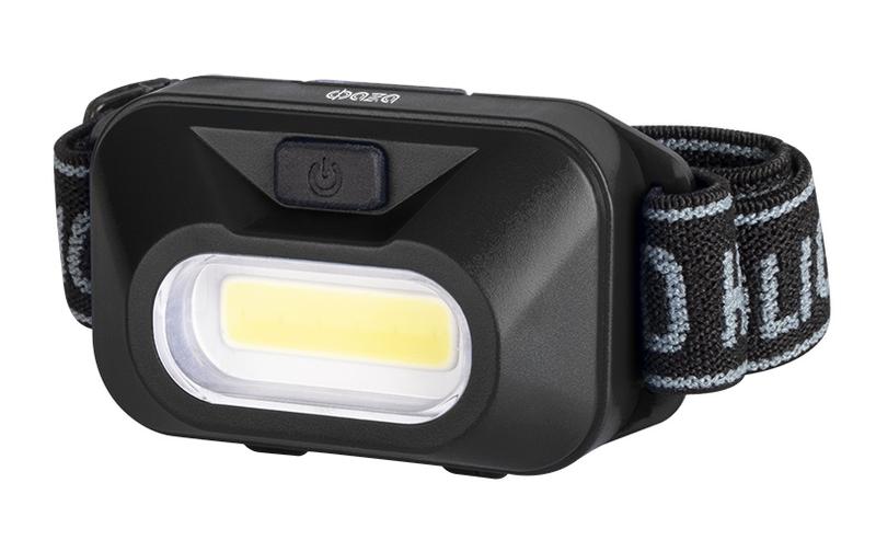 Фонарь налобный H9-L1W-bk 1Вт COB 100лм 3 режима: 100проц./30проц./мигающ. 3хAAA (не в компл.) ФАZА 5022386