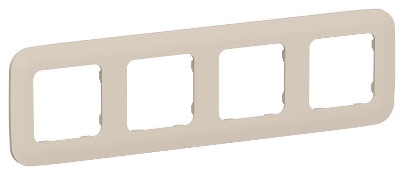 Рамка 4-м СП FLITE РУ-4-А-ФлЛ льняной IEK FI-M42-31-20-K88