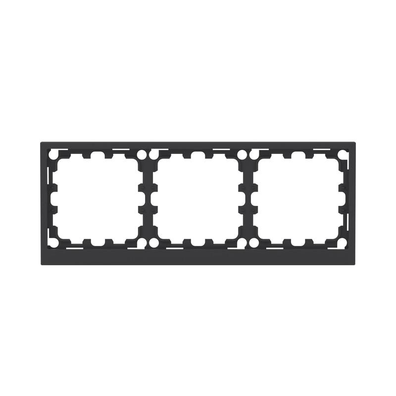 Рамка 3-м KANT черн. уголь DKC 7012906