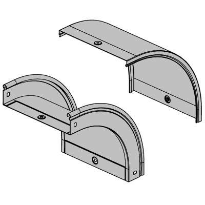 Угол для лотка вертикальный внешний 90град. 50х50 CD 90 DKC 36780