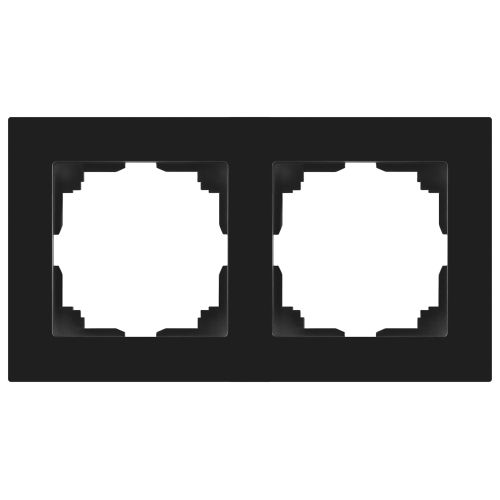 Рамка 2-м СП Accent 6-502-05 антрацит Intro Б0063760