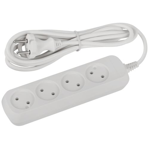 Удлинитель 4х3м без заземл. ПВС 2х0.75 UDL-10-430 Greenline Эра Б0065050