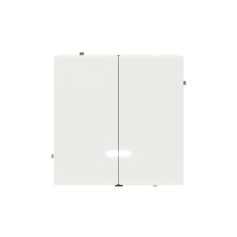 Выключатель 2-кл. KANT с подсветкой бел. магнолия DKC 7000134