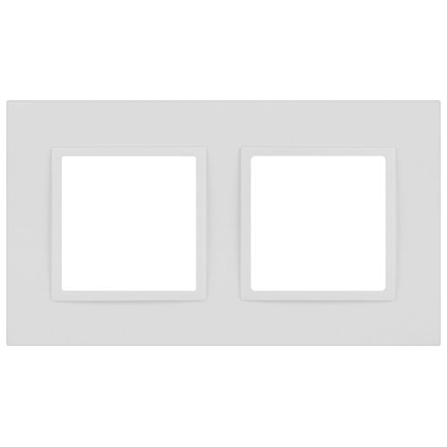 Рамка 2-м Elegance 14-5012-01М Classic для розеток и выключателей матов. бел. Эра Б0065824