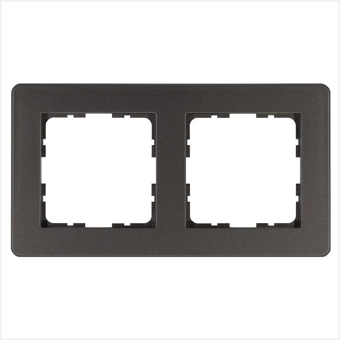 Рамка 2-м G-Flex мокко Jasmart G1102Z