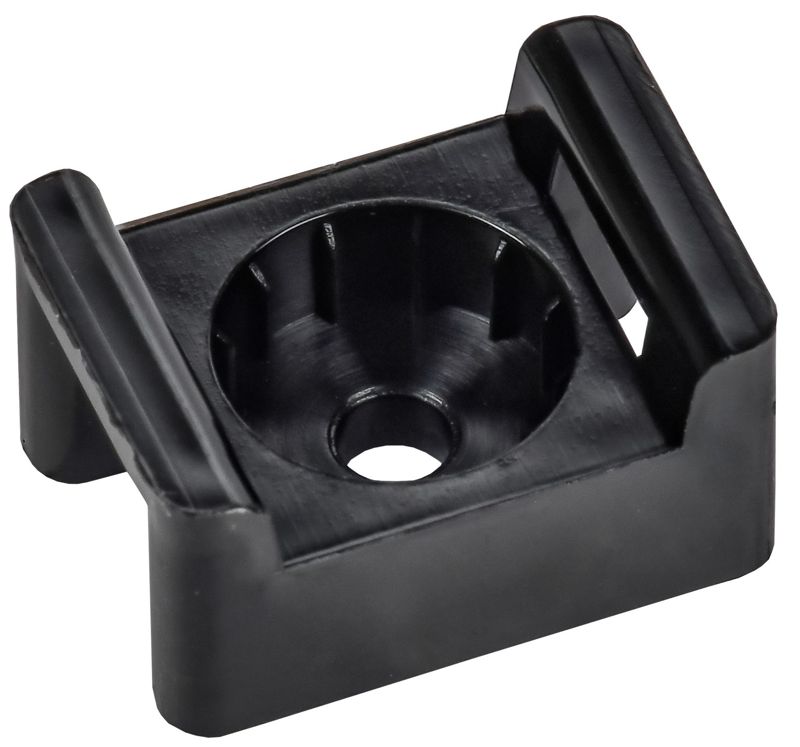 Площадка монтажная 16х23 под пистолет черн. (уп.100шт) IEK UHP20-16-23-100-K02