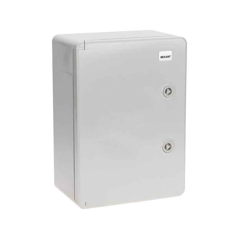Корпус ЩМПп 350х250х150 УХЛ1 IP65 с монтажн. панелью ABS пластик. Rexant 11-0401