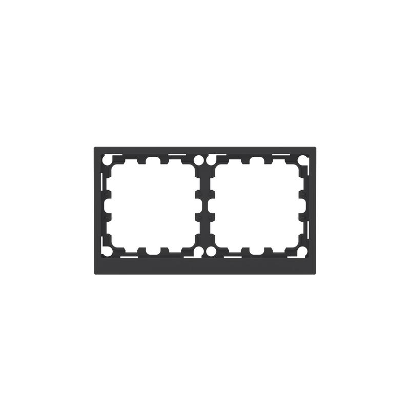 Рамка 2-м KANT черн. уголь DKC 7012904