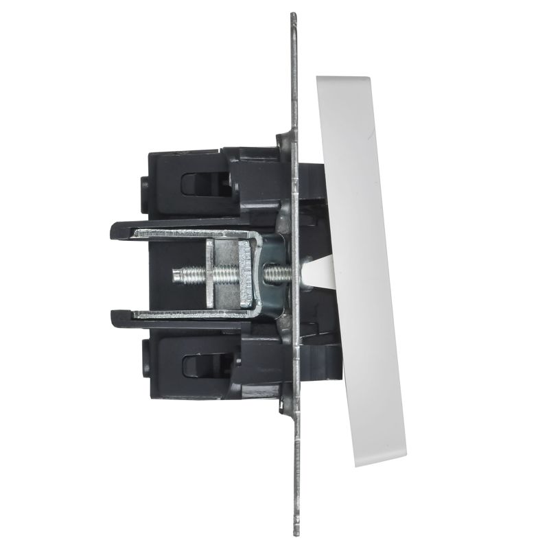 Выключатель 2-кл. СП BRITE ВС10-2-0-БрАБ 10А механизм арктич. бел. IEK BR-V20-0-10-K91