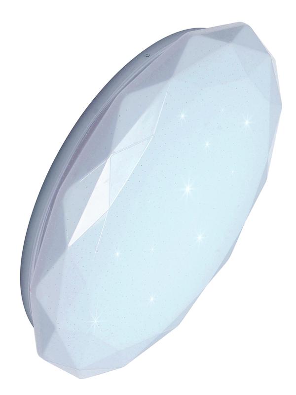 Светильник светодиодный Classic DIAMOND 24Вт 230В 6500К 1560лм 318х57мм настенно-потолочный КОСМОС KCDiam24W_6500