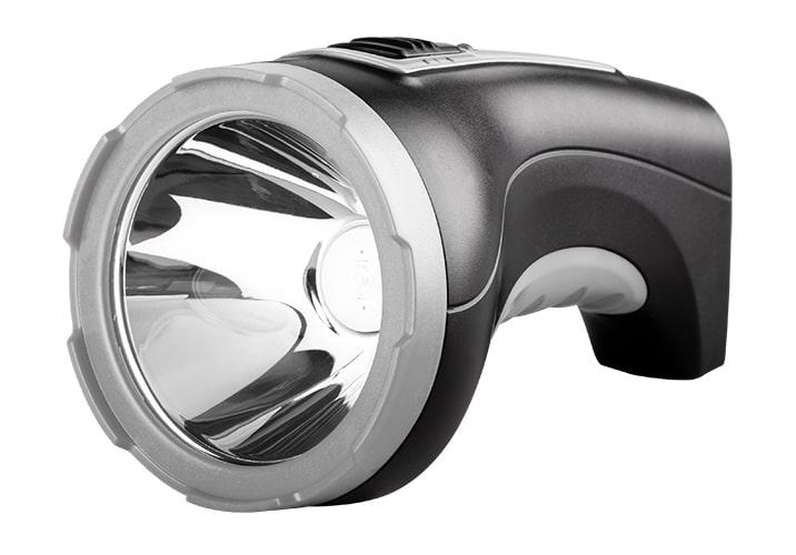 Фонарь аккумуляторный ручной AccuF2-L5W-bk SMD 5Вт 185лм IP20 2 режима: яркий/эконом аккум. 1.6А.ч выдвижная вилка индикатор зарядки ремешок черн. ФАZА 2857170