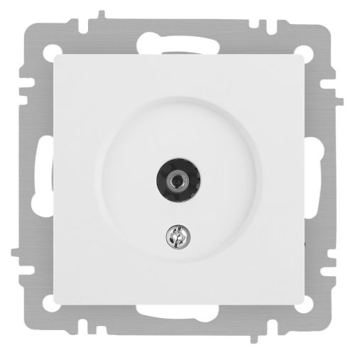 Розетка телевизионная одиночная TV СП Accent 6-301-01М IP20 бел. матов. Intro Б0063603