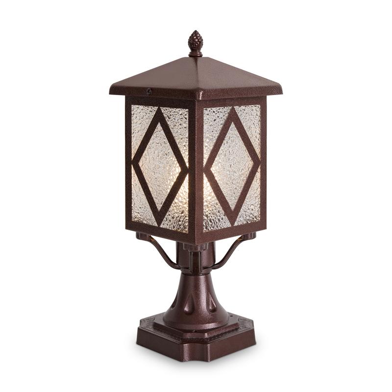 Светильник Heim 1х40Вт E27 IP44 ландшафтный Voltega VGL7210FL-01BR