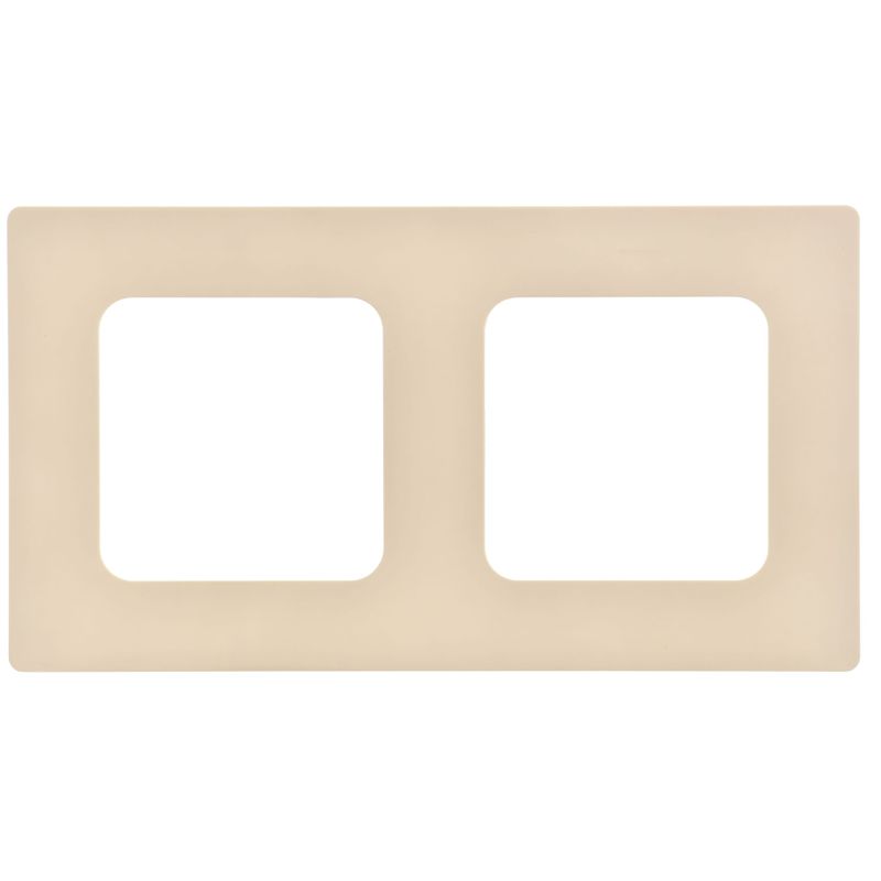 Рамка 2-м СП FLITE РУ-2-К-ФлСл сливочный IEK FI-M22-32-20-K86