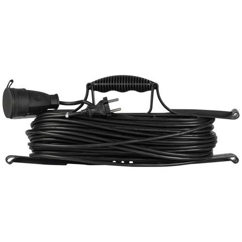 Удлинитель-шнур на рамке 1х30м без заземл. ПВС 2х1 GREEN LINE FR-10-30m Эра Б0065149