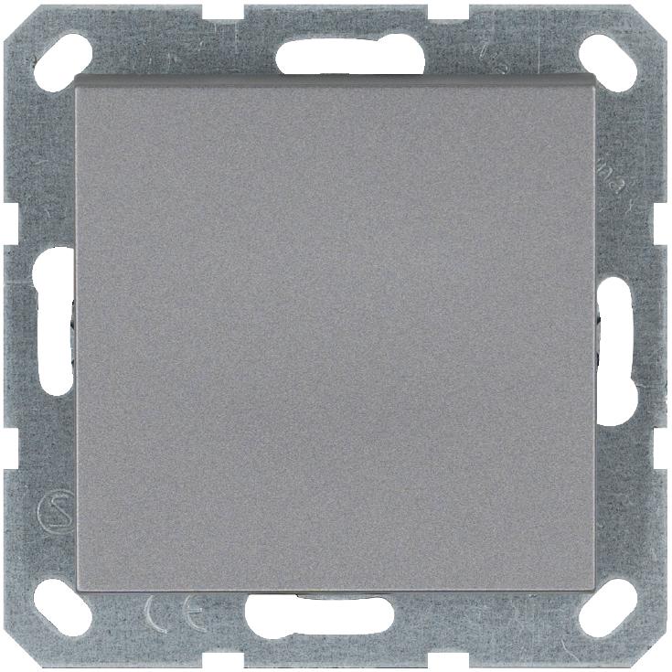 Кнопка звонка 1-кл. 10А IP20 механизм алюм. Jasmart G3010S