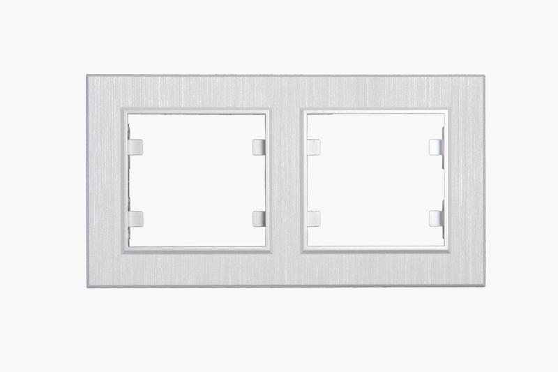 Рамка 2-м Karea LINE STAR жемчуж. Makel 86100702