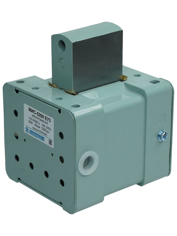 Электромагнит МИС-5200 МУ3 110В толкающее исп.ПВ 100% IP20 с гибкими выводами Электротехник ET013222