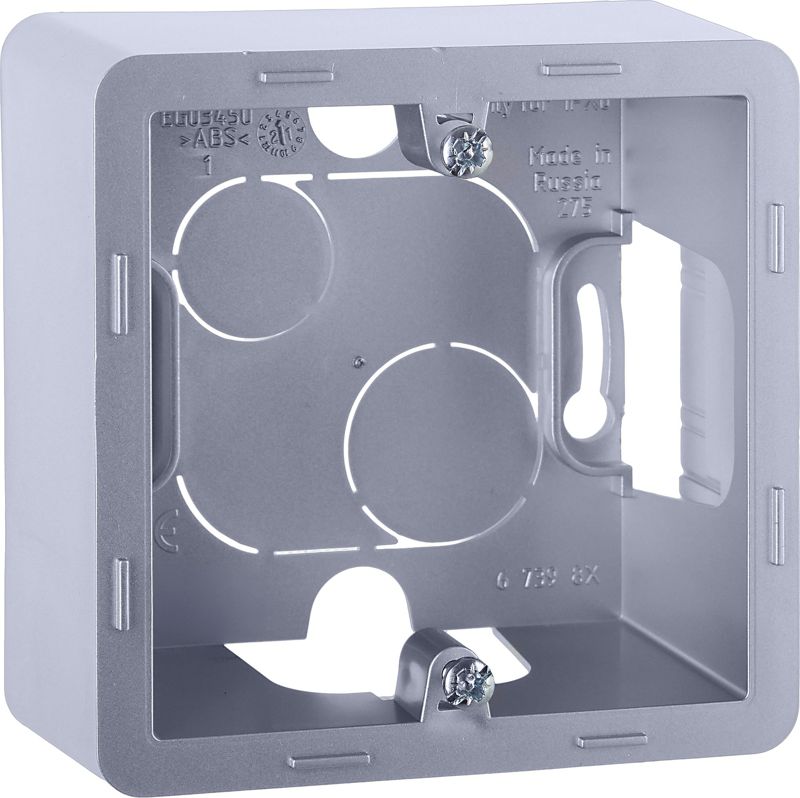 Коробка 1-м ОП Inspiria алюм. IEK 673982