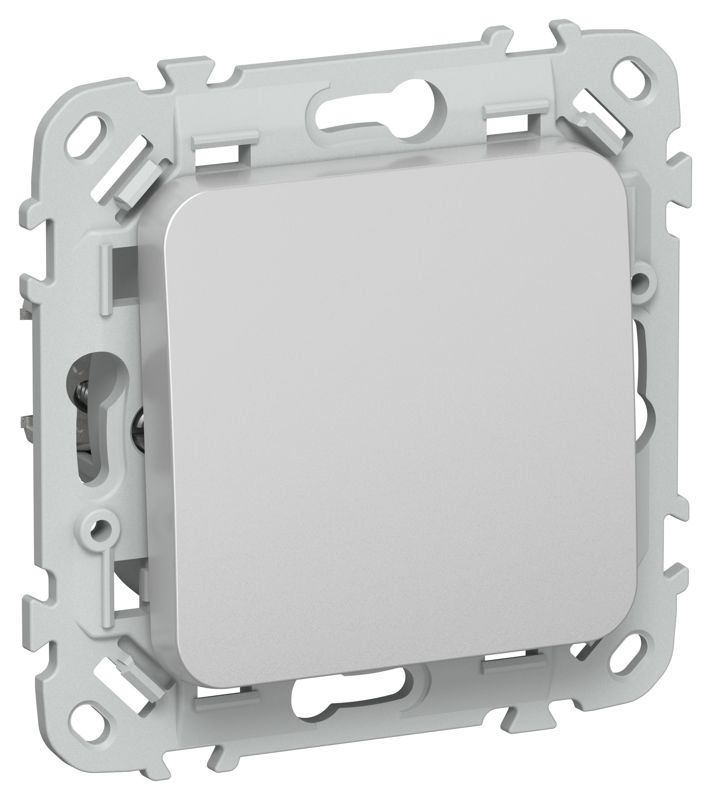 Выключатель проходной 1-кл. СП FLITE ВС61-1-0-ФлА 10А механизм алюм. IEK FI-V12-0-10-1-K47