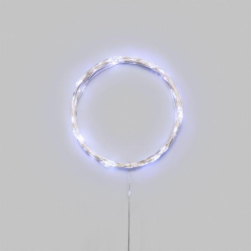 Гирлянда светодиодная "Роса" 10м 100 LED бел. IP20 3хАА (в комплект не входят) Neon-Night 302-075