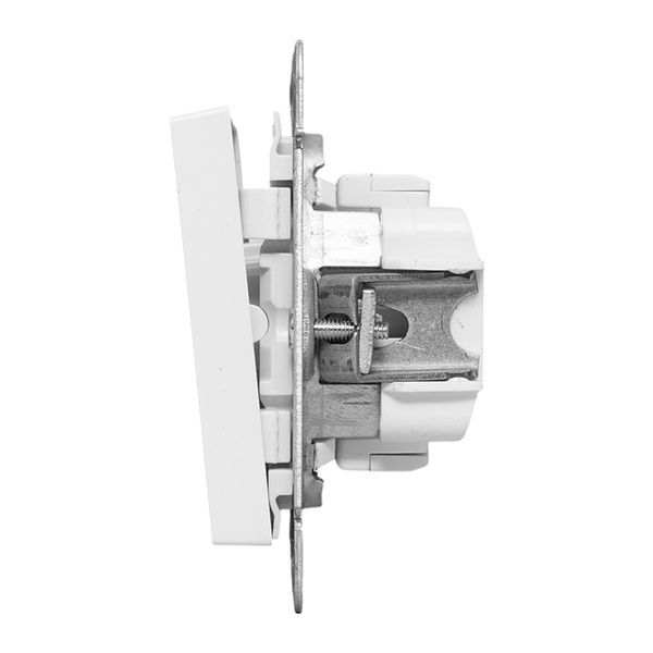 Выключатель проходной 1-кл. СП Эпика механизм бел. EKF UP1-SWW-11