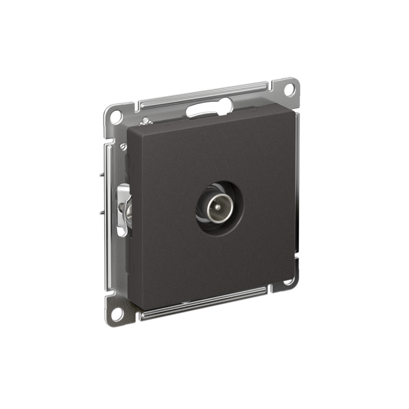 Розетка телевизионная TV AtlasDesign коннектор механизм базальт SE ATN001493