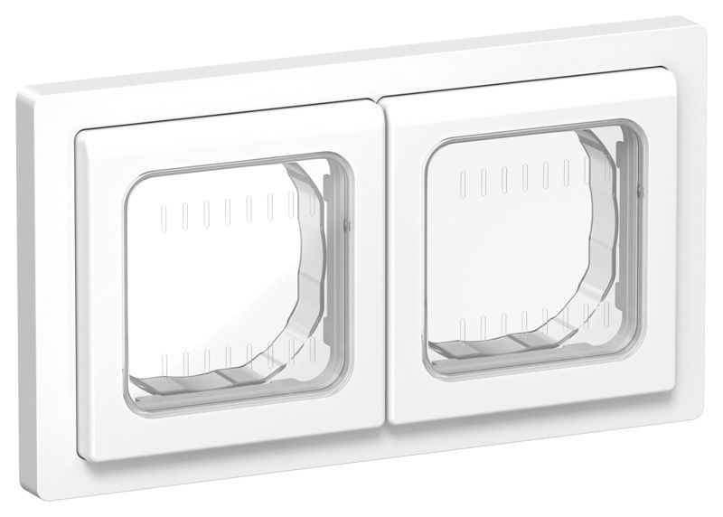 Рамка 2-м СП FLITE Рпро-2-55-ФлБ IP55 бел. IEK FI-M20-32-55-K01
