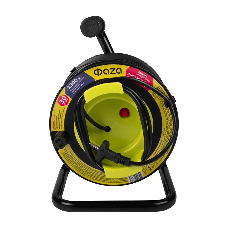 Удлинитель на катушке 1х30м CR-01-3000 ФАZА 5063761