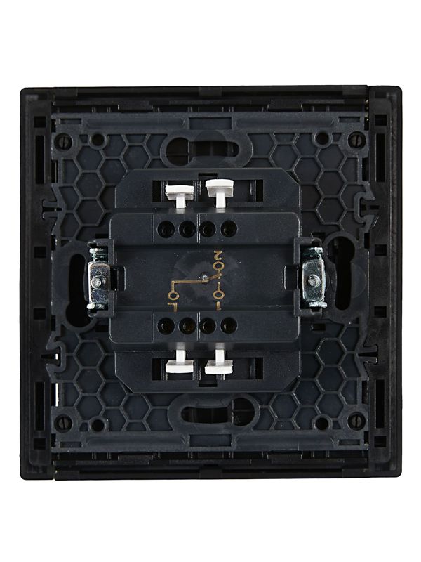 Выключатель проходной 1-кл. СП FORTE&PIANO 10А FP103 черн. IEK FP-V12-0-10-1-K02