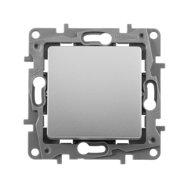 Механизм переключателя промежуточного 1-кл. СП Etika 10А IP20 250В 10AX винт. клеммы алюм. Leg 672409