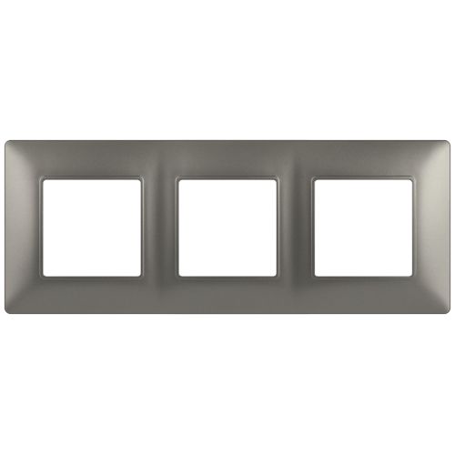 Рамка 3-м Elegance 14-5003-16 для розеток и выключателей титан Эра Б0065817