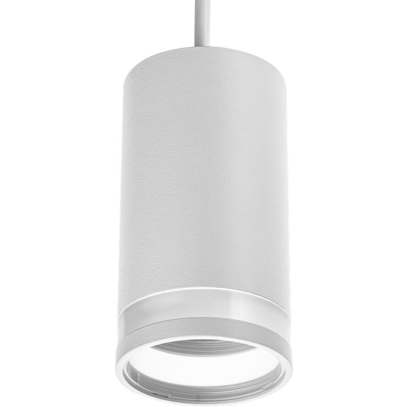 Светильник трековый подвес ARTLINE 55х55х100мм GU10 230В алюм./пластик. 2.6кв.м бел. Ritter 59929 0