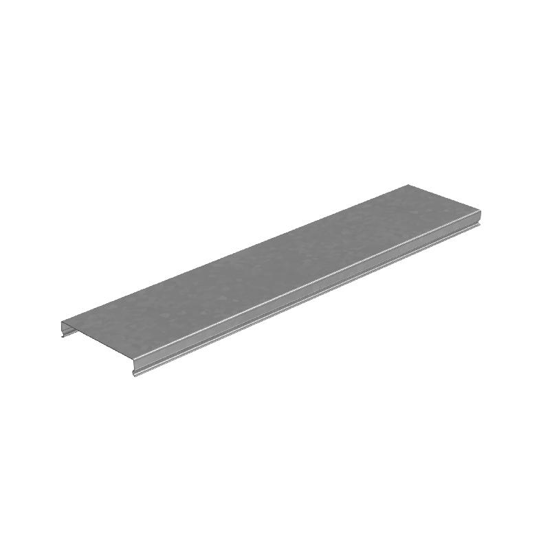 Крышка для лотка осн.100 L3000 сталь 0.7мм "ПЛЮС" KLplus100-0.7-3000 оцинк. КМ PL0392